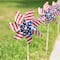 Glitzhome® 24" Stars & Stripes Patriotic Windmills, 6ct.